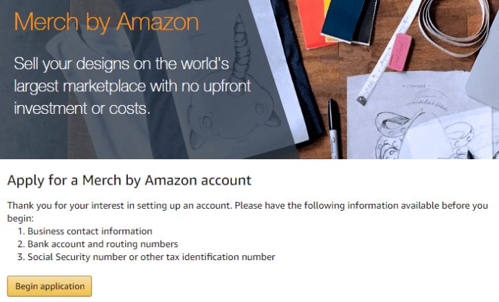 Merch by Amazon Application - How To Sign Up And Get Accepted